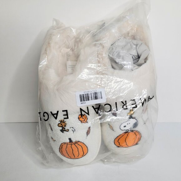 Peanuts Snoopy Fall Slippers & Socks Bundle - American Eagle AE SIZE 9 - NWT - Picture 3 of 12